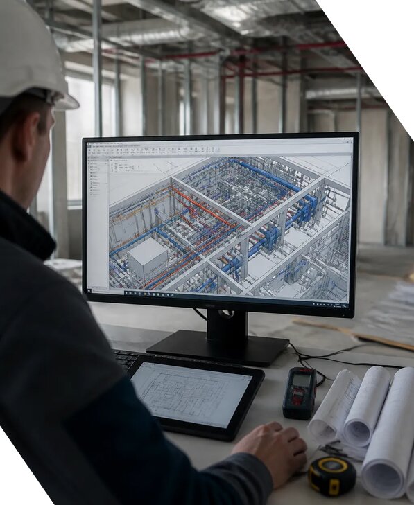 Создание BIM модели инженерных сетей для объектов в Прохладном
